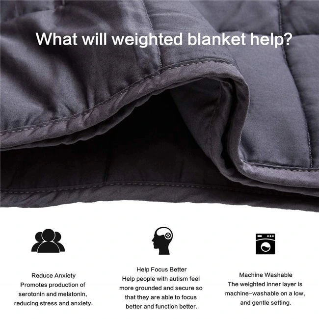 Cooling Cotton Autism Anxiety Weighted Blanket Adult