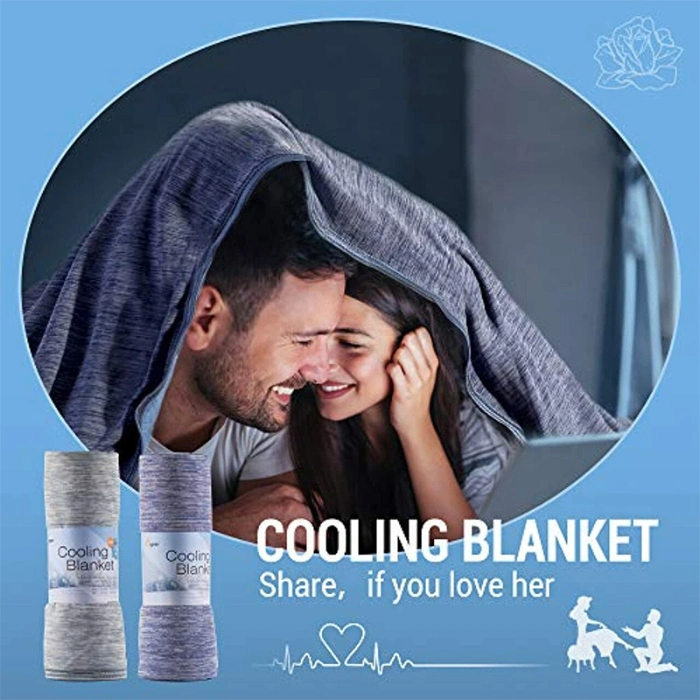 Cooling Blanket Lightweight Washable Blanket Keep Cooling for Hot Sleeper and Night Sweats